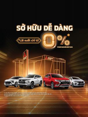 CHƯƠNG TRÌNH HỖ TRỢ TÀI CHÍNH MAF 0% LÃI SUẤT TẠI MITSUBISHI AN GIANG