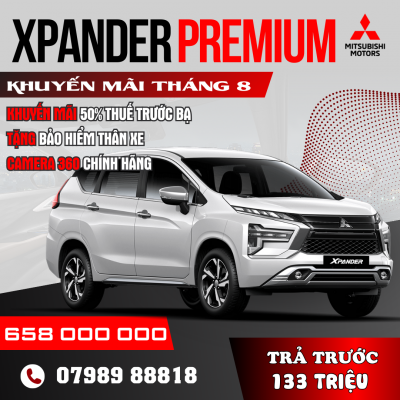 Giá lăn bánh Mitsubishi Premium tháng 08/2024 tại Mitsubishi An Giang