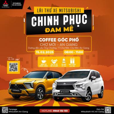 LÁI THỬ XE MITSUBISHI TẠI CHỢ MỚI - AN GIANG
