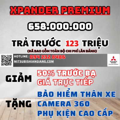 Một mình Mitsubishi Xpander "gánh" doanh số cả phân khúc MPV 7 chỗ cỡ nhỏ tại thị trường An Giang